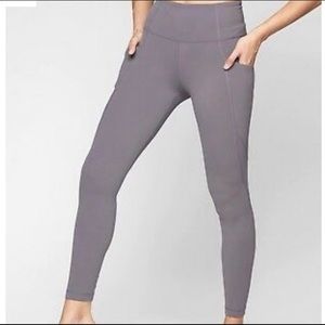 Athleta full length salutation stash pocket tights